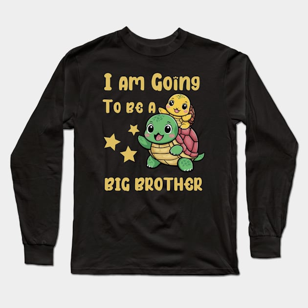 I'm Going to Be a Big Brother Long Sleeve T-Shirt by Montony